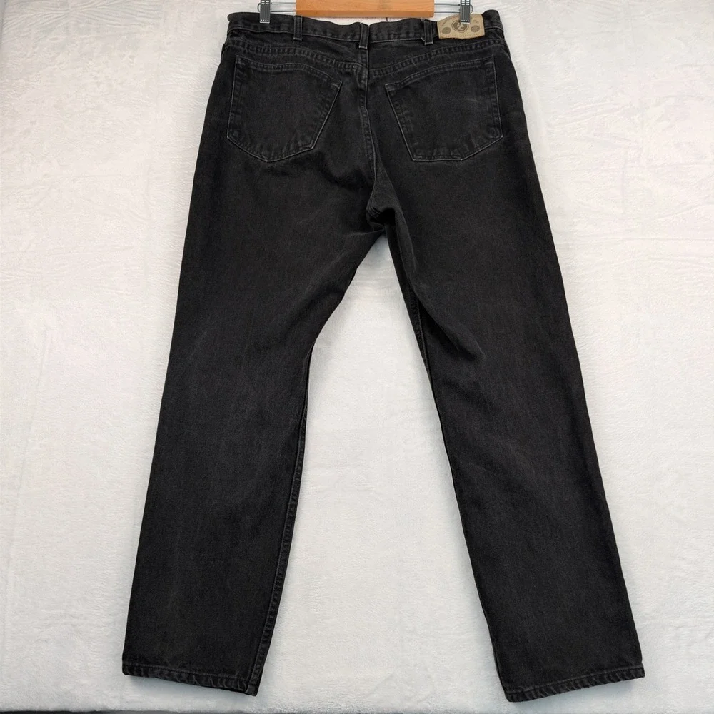 VTG‎ Arizona Jean Co Jeans Men's 36x31 Black Faded Skater Grunge Relaxed Fit Y2K